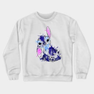 Stitch watercolour Crewneck Sweatshirt